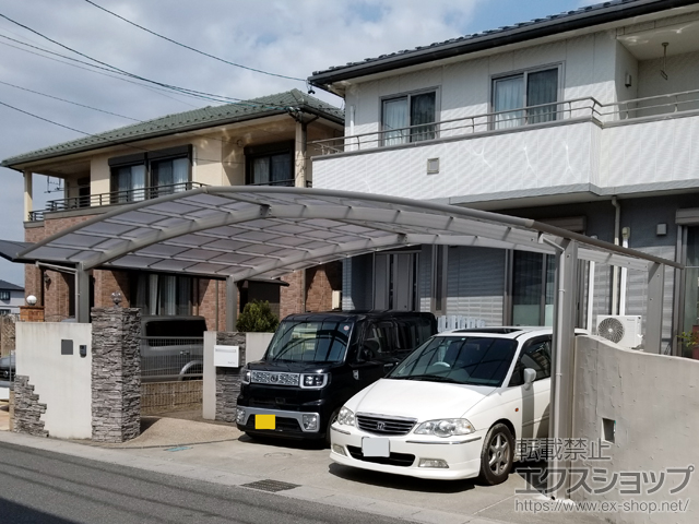 愛知県稲沢市ののカーポート レイナトリプルポートグラン　積雪〜20cm対応 施工例