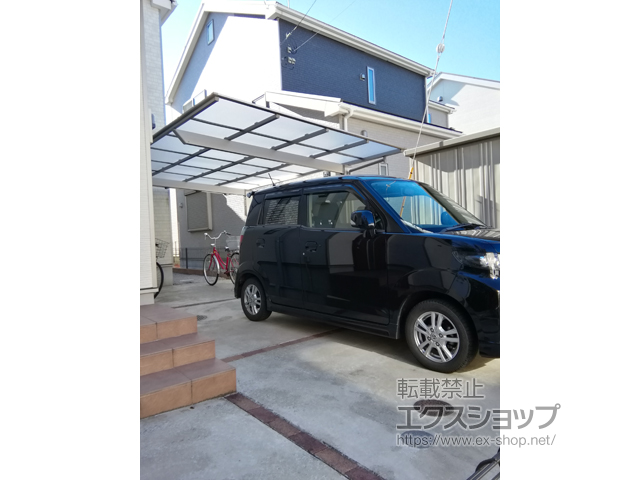 千葉県流山市ののカーポート ソリッドポート 積雪〜20cm対応 施工例