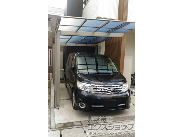 兵庫県神戸市ののカーポート ソリッドポート 積雪〜20cm対応 施工例