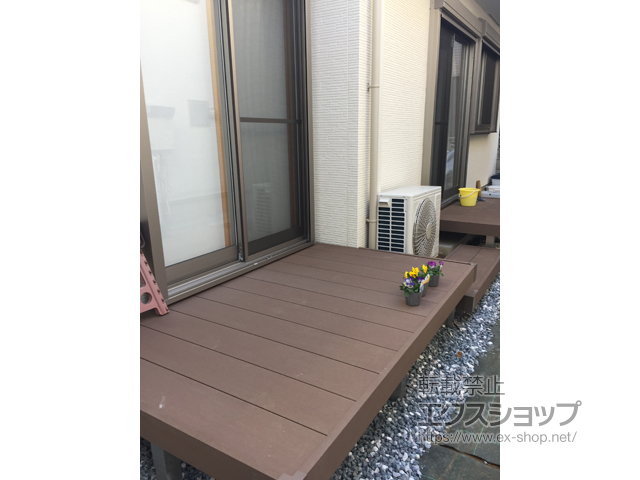 埼玉県吉川市ののウッドデッキ リウッドデッキ 200 施工例
