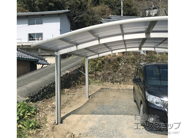 高知県高岡郡佐川町ののカーポート レイナツインポートグラン　積雪〜20cm対応 施工例