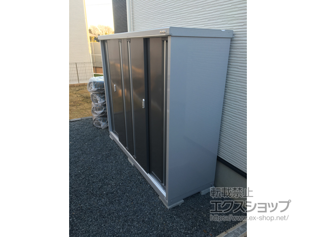 千葉県船橋市のの物置・屋外倉庫 シンプリー 一般型 1940×615×1603 MJX-196D-P-PG 施工例