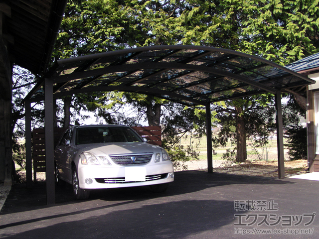 長野県伊那市ののカーポート レイナツインポートグラン　積雪〜20cm対応 施工例