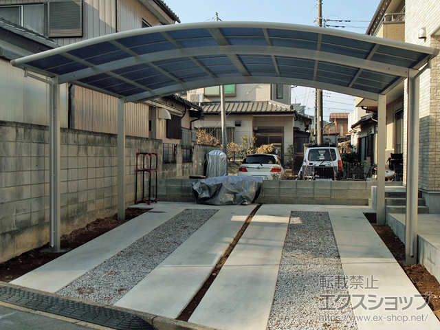 埼玉県桶川市ののカーポート レイナツインポートグラン　積雪〜20cm対応 施工例