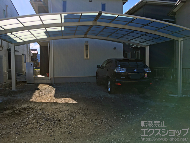 愛知県新城市ののカーポート レイナトリプルポートグラン　積雪〜20cm対応 施工例