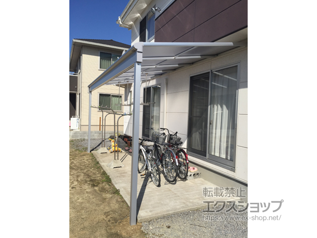 大分県国東市ののテラス屋根 ヴェクターテラス F型 テラスタイプ 単体 積雪〜20cm対応 施工例