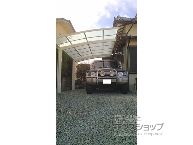 静岡県袋井市ののカーポート レイナポートグラン　積雪〜20cm対応 施工例