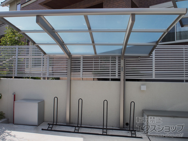 東京都国分寺市ののサイクルポート・駐輪場 レイナポートグランミニ 積雪〜20cm対応 施工例