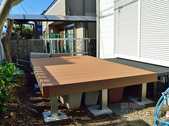 神奈川県綾瀬市ののウッドデッキ リウッドデッキ 200 施工例