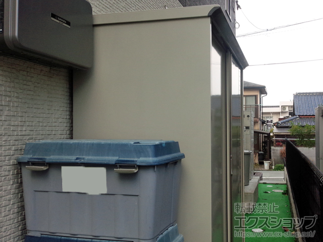 福岡県北九州市のの物置・屋外倉庫 グランプレステージジャンプ 1879×900×2100 GP-199H-F-MW 施工例