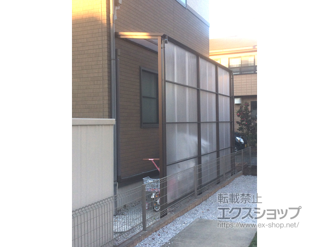 群馬県伊勢崎市ののストックヤード ストックヤードII オープンタイプ 積雪〜20ｃｍ対応 施工例