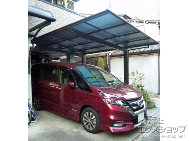 大阪府大阪市ののカーポート ソリッドポート 積雪〜20cm対応 施工例