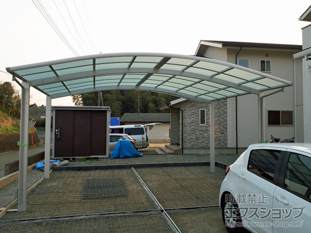 熊本県熊本市ののカーポート レイナツインポートグラン　積雪〜20cm対応 施工例
