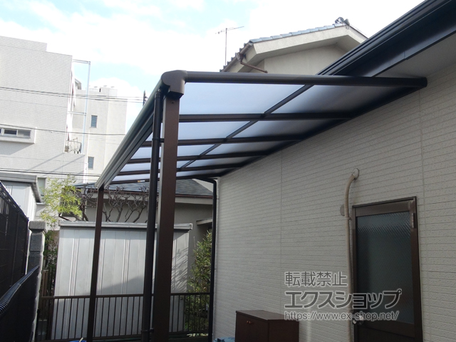 神奈川県藤沢市ののテラス屋根 ヴェクターテラス F型 テラスタイプ 単体 積雪〜20cm対応 施工例