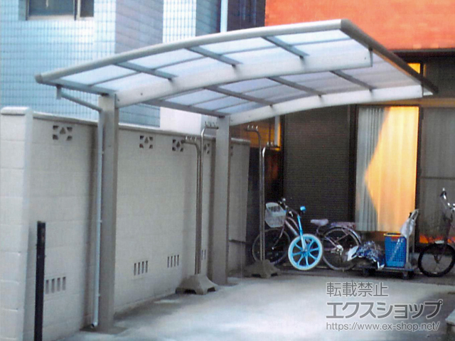 愛知県名古屋市ののカーポート プレシオスポート 積雪〜20cm対応 施工例