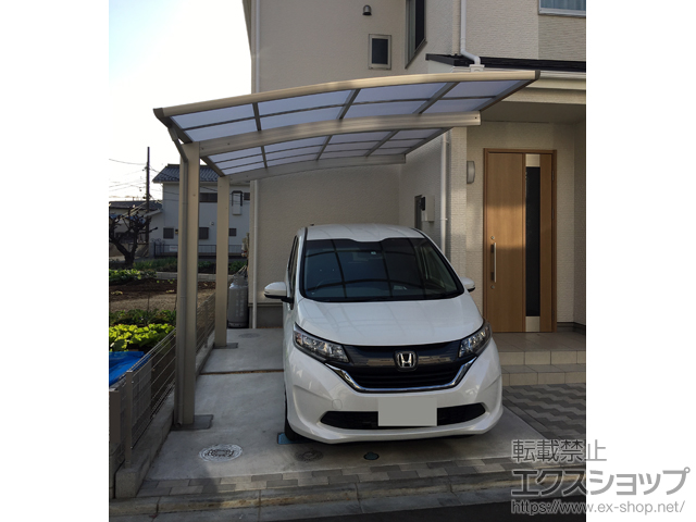 神奈川県相模原市ののカーポート プレシオスポート 積雪〜20cm対応 施工例