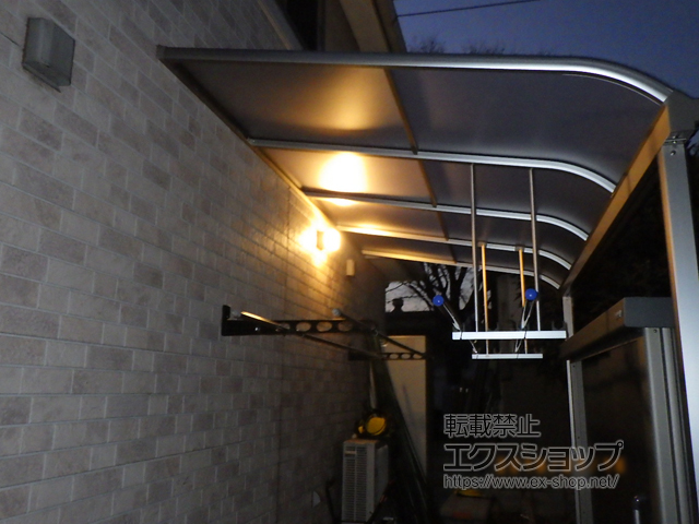 埼玉県所沢市ののテラス屋根 ヴェクターテラス R型 テラスタイプ 単体 積雪〜20cm対応 施工例