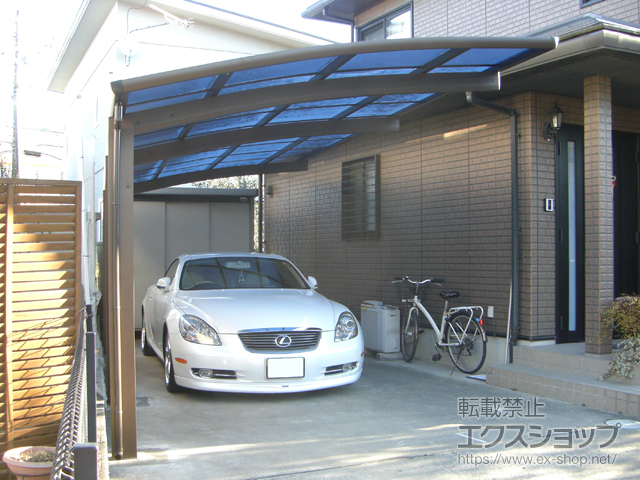 茨城県ひたちなか市ののカーポート レイナポートグラン 延長　積雪〜20cm対応 施工例