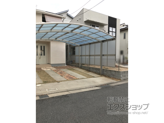 広島県広島市ののカーポート レイナツインポートグラン　積雪〜20cm対応 施工例