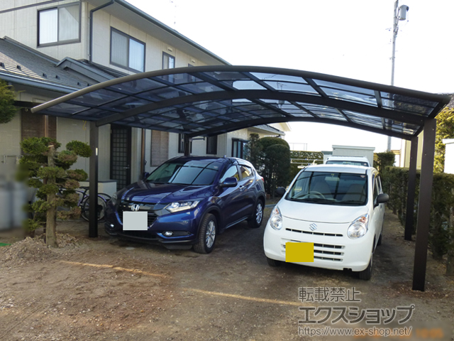 長野県北佐久郡御代田町ののカーポート レイナツインポートグラン　積雪〜20cm対応 施工例