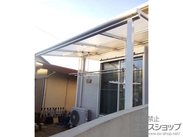 愛知県知多市ののテラス屋根 ヴェクターテラス F型 テラスタイプ 単体 積雪〜20cm対応 施工例