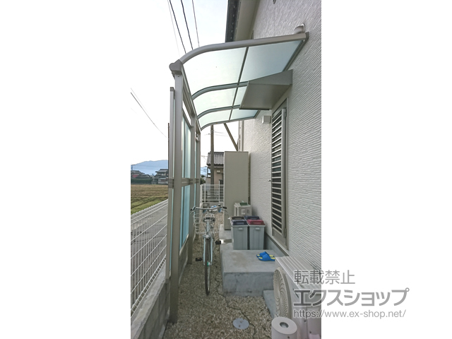 佐賀県武雄市ののテラス屋根 ヴェクターテラス R型 テラスタイプ 単体 積雪〜20cm対応 施工例