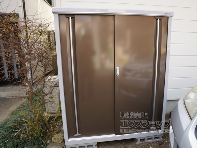 神奈川県横浜市のの物置・屋外倉庫 シンプリー 一般型 1320×615×1603 MJX-136D-TB 施工例