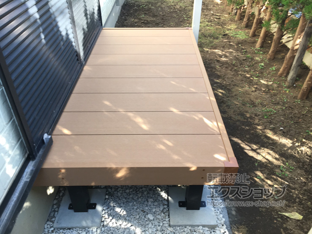 神奈川県鎌倉市ののウッドデッキ マージウッドデッキ 施工例