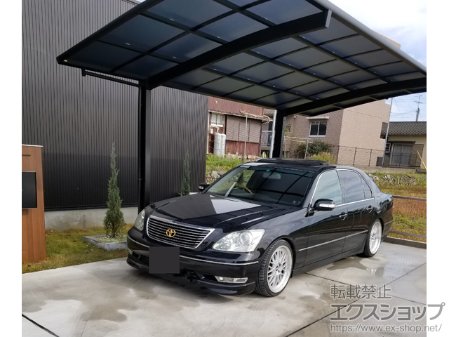 長崎県大村市ののカーポート ネスカR (ラウンドスタイル) 積雪〜20cm対応 施工例