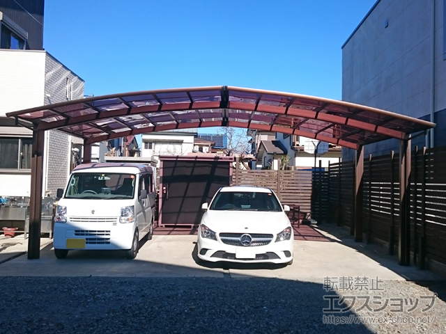 神奈川県小田原市ののカーポート レイナトリプルポートグラン　積雪〜20cm対応 施工例