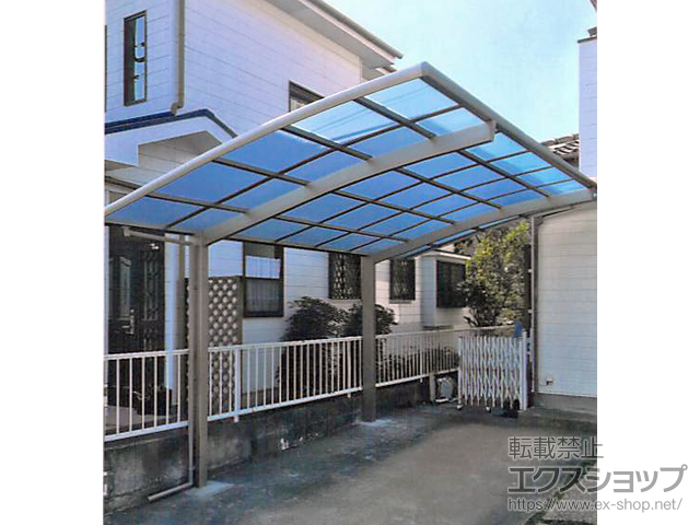 福岡県筑紫郡那珂川町ののカーポート ネスカR (ラウンドスタイル) 積雪〜20cm対応 施工例