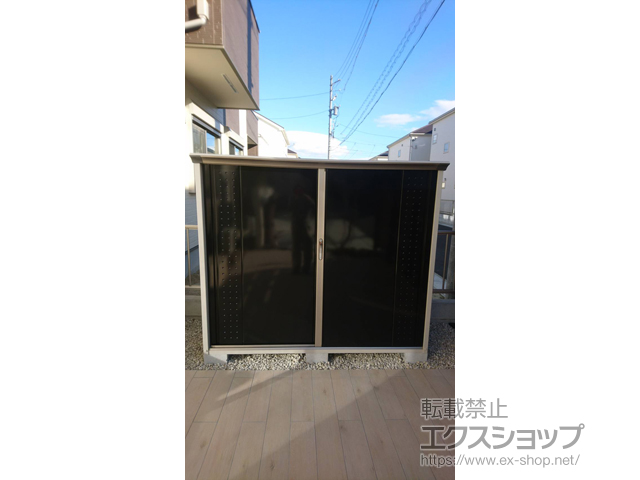 愛知県一宮市のの物置・屋外倉庫 グランプレステージジャンプ 1879×750×1600 GP-197B-F-CK 施工例