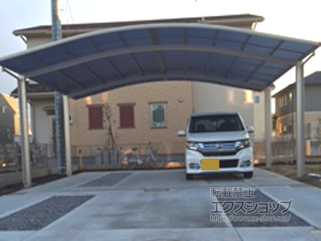 埼玉県加須市ののカーポート レイナツインポートグラン　積雪〜20cm対応 施工例