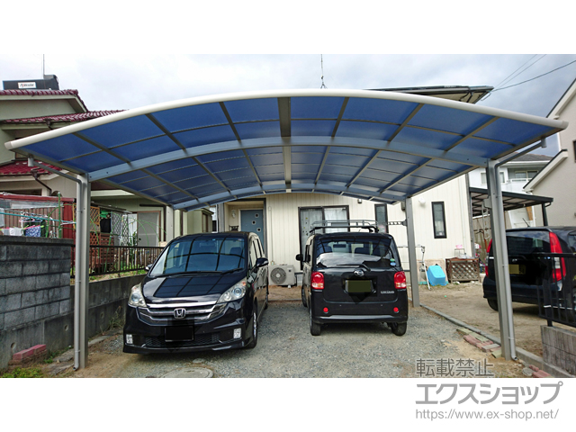 広島県東広島市ののカーポート レイナツインポートグラン　積雪〜20cm対応 施工例
