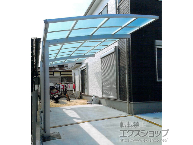 熊本県熊本市ののカーポート レイナポートグラン 延長　積雪〜20cm対応 施工例