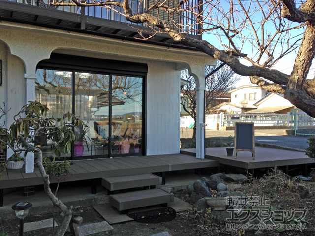 神奈川県南足柄市ののウッドデッキ リウッドデッキ 200 施工例