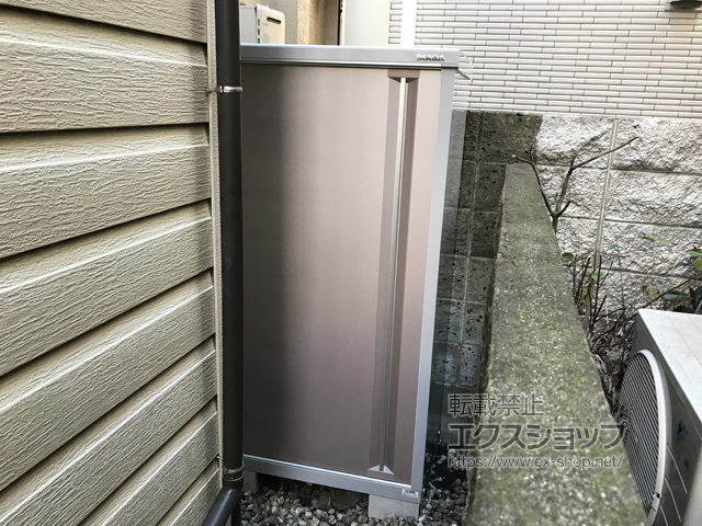 東京都品川区のの物置・屋外倉庫 シンプリー 一般型 1520×515×1603 MJX-155D-AR 施工例