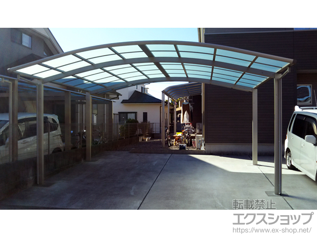 宮崎県延岡市ののカーポート レイナツインポートグラン　積雪〜20cm対応 施工例