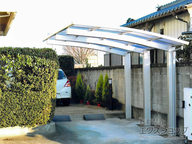 群馬県前橋市ののカーポート レイナポートグラン50 積雪〜50cm対応 施工例