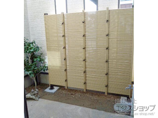 佐賀県伊万里市のの シンプルユニット みす垣 黄竹 施工例