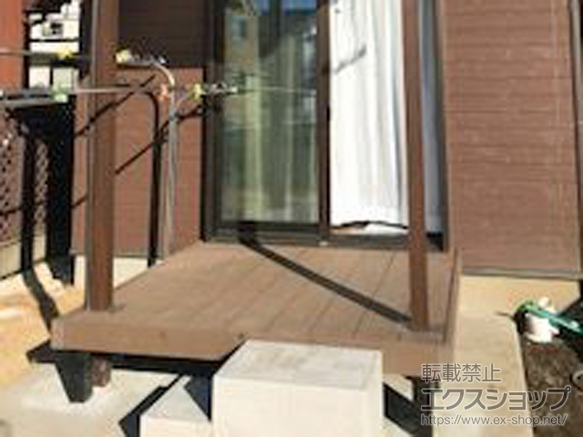 茨城県水戸市ののウッドデッキ リウッドデッキ 200 施工例