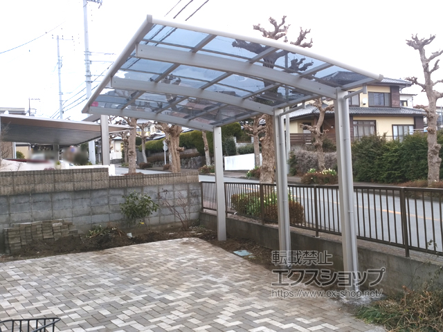 静岡県沼津市ののカーポート レイナポートグラン 延長　積雪〜20cm対応 施工例