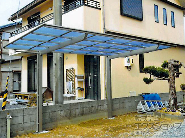 高知県高岡郡佐川町ののカーポート ソリッドポート 積雪〜20cm対応 施工例