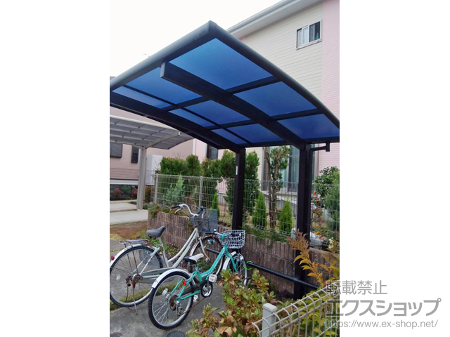 福岡県筑紫野市ののサイクルポート・駐輪場 レイナポートグランミニ 積雪〜20cm対応 施工例