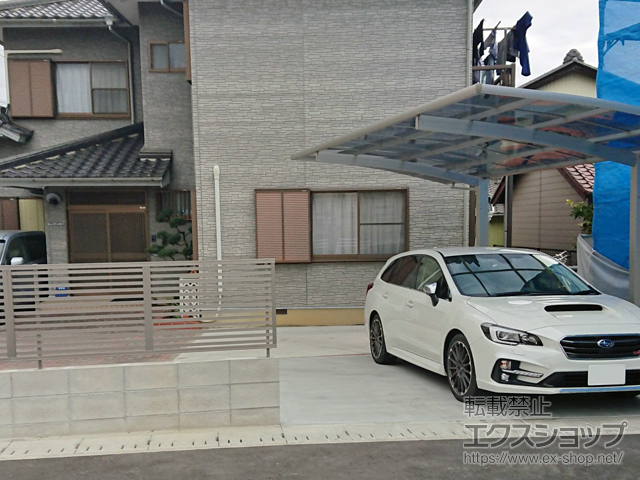 愛知県碧南市ののカーポート レイナポートグラン　積雪〜20cm対応 施工例