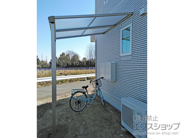 群馬県高崎市ののテラス屋根 ヴェクターテラス F型 テラスタイプ 単体 積雪〜20cm対応 施工例