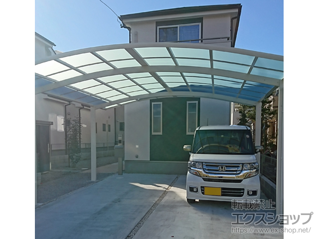 岐阜県大垣市ののカーポート レイナツインポートグラン　積雪〜20cm対応 施工例