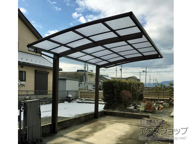岐阜県本巣市のYKKAPのカーポート レイナポートグラン　積雪～20cm対応 施工例