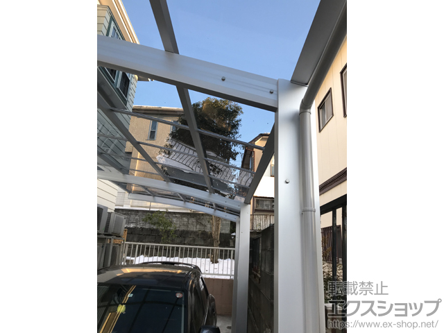 東京都八王子市ののカーポート レイナポートグラン 延長　積雪〜20cm対応 施工例