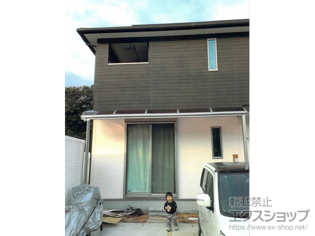 福岡県北九州市ののテラス屋根 ヴェクターテラス R型 テラスタイプ 単体 積雪〜20cm対応 施工例